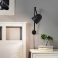 SKURUP Work/wall lamp, black