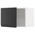 METOD Wall cabinet, white/Upplöv matt anthracite, 60x40 cm