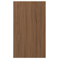 TISTORP Front for dishwasher, brown walnut effect, 45x80 cm