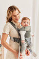 BABYBJÖRN Baby Carrier MINI Cotton, Khaki/Green Print, 0+