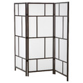 RISÖR Room divider, white, black, 216x185 cm