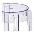 Stool Ghost 46cm, transparent