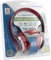 Esperanza Stereo Headphones EH145R Techno Red