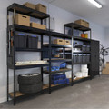 GoodHome Metal Shelving Unit Rand 180 x 128 x 40 cm 5 Shelves 300 kg