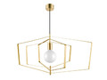 GoodHome Pendant Lamp Nedoki E27 90cm, brass