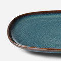 GLADELIG Plate, blue, 31x19 cm