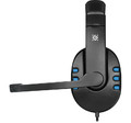 Defender Gaming Headset Warhead G-160, black+blue, cable 2.5 m