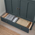 LOMMARP Cabinet, dark blue-green, 102x101 cm