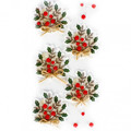 Christmas 3D Decorative Stickers Sprays 6pcs