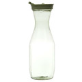 Water Bottle Carafe 1L, plastic, green