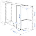 KÖLDGRADER Fridge/freezer, IKEA 750 integrated, 213/61 l