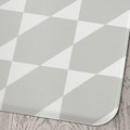 GÅNGPASSAGE Kitchen mat, grey/white, 45x70 cm