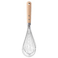 VARDAGEN Balloon whisk, stainless steel/beech, 30 cm