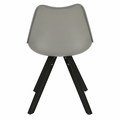 Dining Chair Norden Star Square, black/dark grey