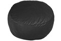 Large Pouffe, velvet, black