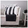 HÖSTAGILLE Cushion cover, stripe pattern white/black, 50x50 cm