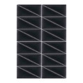 Upholstered Wall Panel Triangle Stegu Mollis 15x30cm 2pcs L, black