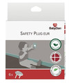 Baby Dan Safety Socket Plug EUR 6-pack, white