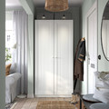 PAX / GULLABERG Wardrobe combination, white/white, 100x60x201 cm