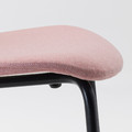 KARLPETTER Chair, Gunnared light brown-pink/Sefast black