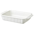 POETISK Oven dish, off-white, 34x23 cm