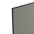 Kitchen Splashback Laminated Wall Panel 0.3 x 60 x 200 cm, grey matt zinc