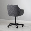 TOSSBERG / MALSKÄR Swivel chair, Gunnared dark grey/black