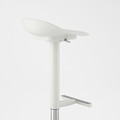 JANINGE Bar stool, white, 76 cm