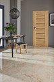 Internal Door Toreno 80, right, grandson oak, black glazing