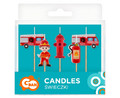 Birthday Picks Candles Fire Brigade 5pcs