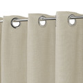 GoodHome Curtain Linen 140 x 260 cm, birch