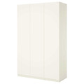 PAX Wardrobe, white, Forsand Ballstad white, 150x60x236 cm