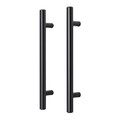 GoodHome Bar Cabinet Handle Annatto 188 mm, matt black, 2 pack