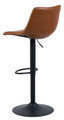 Bar Stool Oregon high PU, brandy