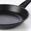 HEMLAGAD Frying pan, black, 24 cm