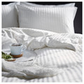 NATTJASMIN Quilt cover and pillowcase, white, 200x150 cm/50x60 cm