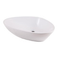 Ceramic Countertop Basin GoodHome Kotra 58x38cm, white