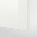 KNOXHULT Wall cabinet with door, high-gloss wite, 60x60 cm