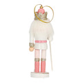 Christmas Tree Decoration Nutcracker 12cm Set of 2pcs, pink