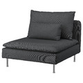 SÖDERHAMN 1-seat section, Fridtuna dark grey