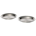 GRILLTIDER Plate, stainless steel, 25 cm