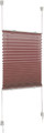 Pleated Blind Colours Caprera 97 x 150 cm, brown