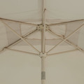 GoodHome Parasol Carambole 270 cm, grey