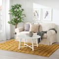 SKUGGSVINGEL Rug, flatwoven, yellow/handmade, 170x240 cm