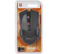 Defender Optical Wireless Mouse Accura MM-275 RF, black/red