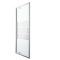 GoodHome Pivot Shower Door Beloya 90 cm, chrome/mirror glass