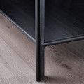 JÄTTESTA Coffee table, black, 80x80 cm