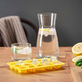 SURSÖT Ice cube tray, bright yellow