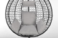 Hanging Cocoon Chair BAHAMA, in-/outdoor, black