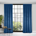 Curtain Rosa 135x300 cm, dark blue